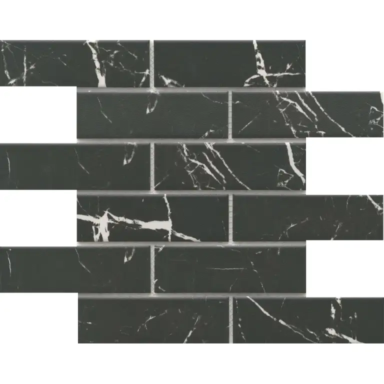 Elegan Nero — 2×6/11×12 matte Emser Tile accent tile swatch
