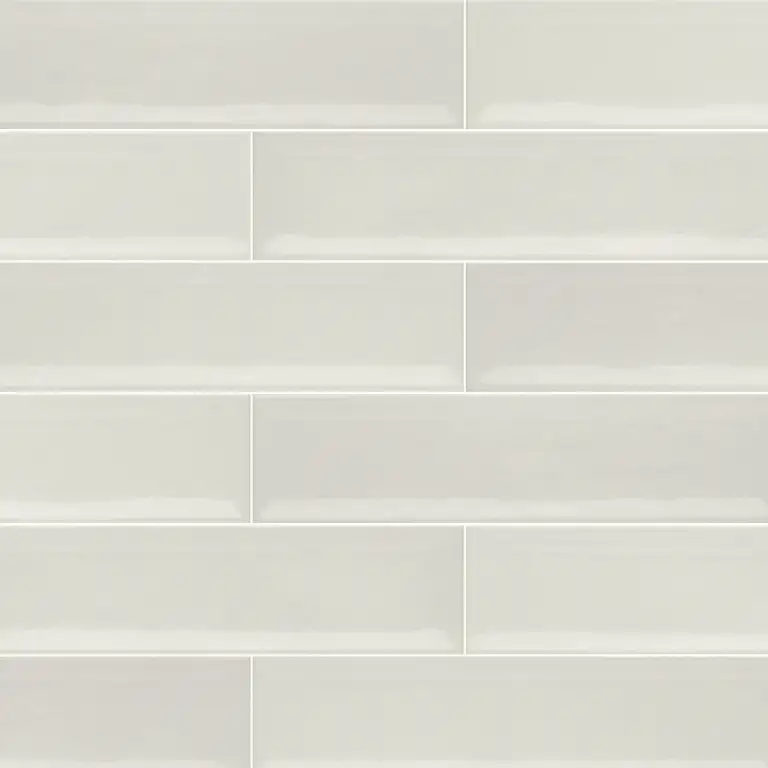 Raku White — 3×12 glossy Emser Tile wall tile swatch